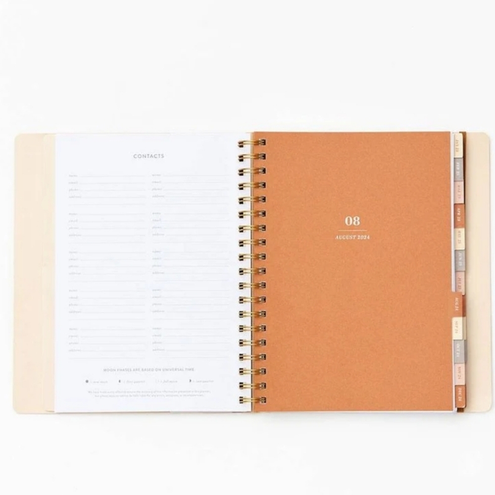 Floral 2025 Planner with Orange Accents - Picture 11 of 16